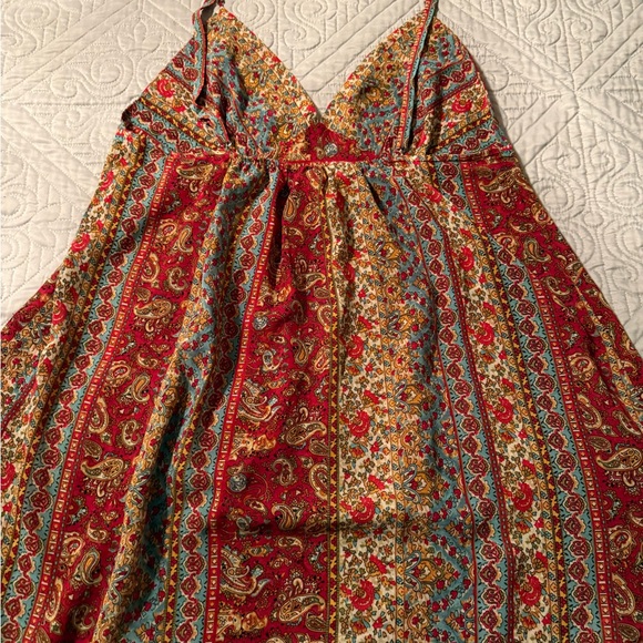 Oscar de la renta babydoll Red Paisley Print - Picture 5 of 6